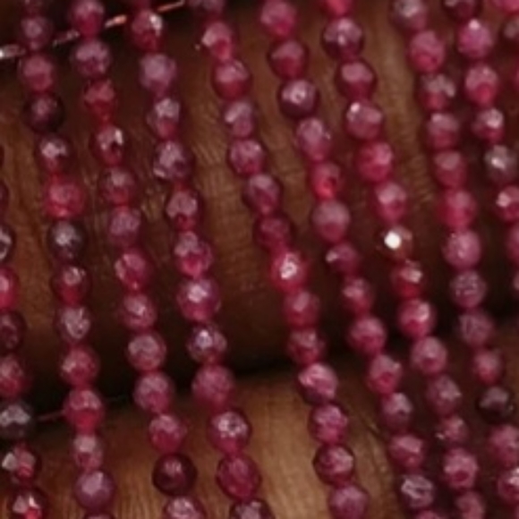 Natural Ruby Untreated Dainty Necklace - Picture 5 of 15